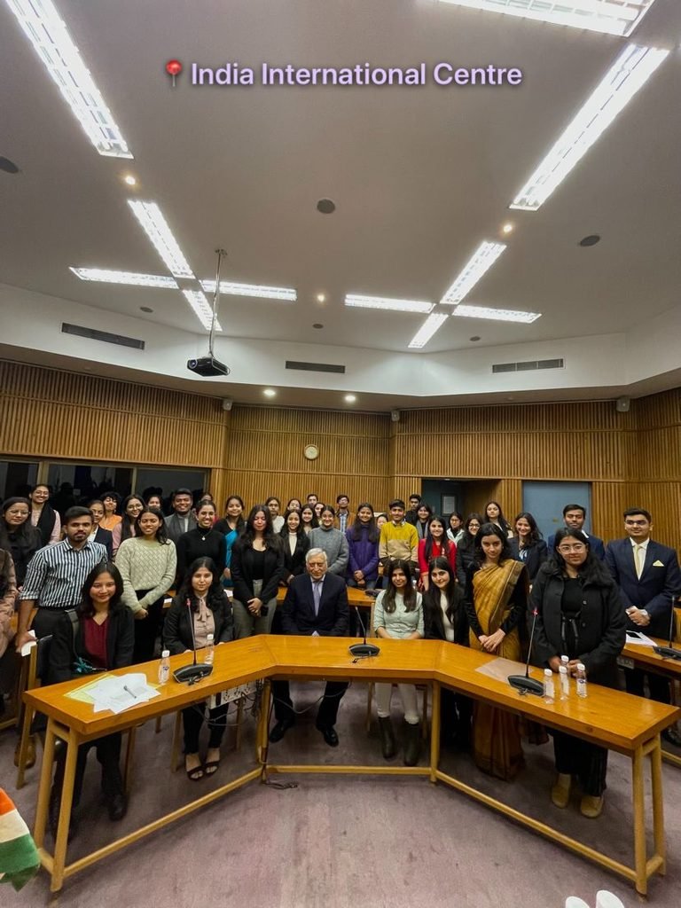 Ananya Mukesh played the role of a Host for a talk by Ambassador Kanwal Sibal on "The Strategic Relationship between India and France" at India International Centre on 01 February 2023