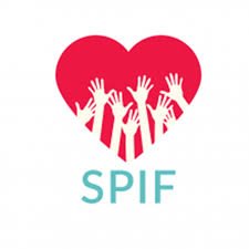 Suicide Prevention India Foundation Logo Image shows a lot of hands reaching out to a heart